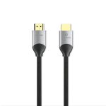 Cable HDMI RadioShack 1.82 m Ultra High Speed Trenzado Negro con Gris