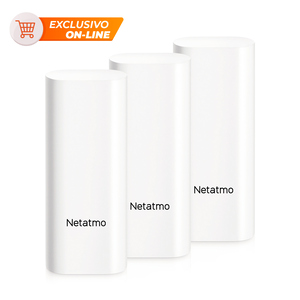 Sensores Inteligentes para Puerta Netatmo Alexa WiFi Blanco 3 piezas
