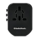 Adaptador Universal de Viaje Radio Shack Negro