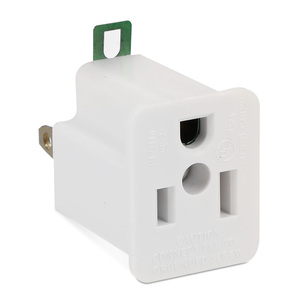 Adaptador de Corriente Polarizado con Conexión a Tierra RadioShack Blanco