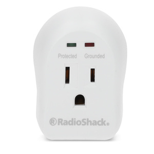 Adaptador de Pared con Salida Única Indicador LED RadioShack Blanco