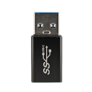 Adaptador Mini USB a Tipo C RadioShack Negro