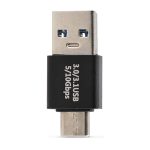 Adaptador Mini USB Macho a Tipo C Macho RadioShack Negro