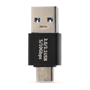 Adaptador Mini USB Macho a Tipo C Macho RadioShack Negro