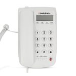 Teléfono Alámbrico con Alarma RadioShack Blanco