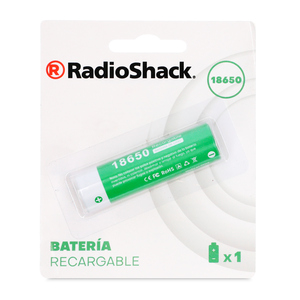 Batería Recargable Tipo 18650 RadioShack 2200 mAh 1 pieza