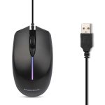 Mouse Alámbrico RadioShack 4 Botones Negro