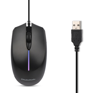 Mouse Alámbrico RadioShack 4 Botones Negro