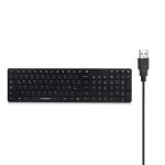Teclado Alámbrico Compacto RadioShack Negro