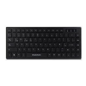 Teclado Inalámbrico Compacto RadioShack Negro