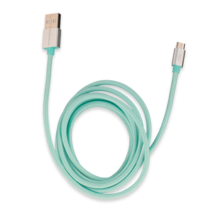 Cable USB a Micro USB RadioShack / 1.8 m / Trenzado / Menta