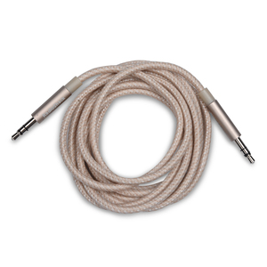 Cable Auxiliar 3.5 mm Trenzado RadioShack 1.8 m Dorado