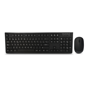 Teclado y Mouse Inalámbrico RadioShack iOS y Windows 10m Negro