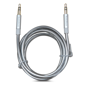Cable Auxiliar 3.5 mm RadioShack 90 cm Plata