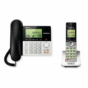 Teléfono Inalámbrico y Alámbrico RadioShack 5 extensiones Plata