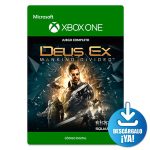 Deus Ex Mankind Divided / Juego digital / Xbox One / Descargable