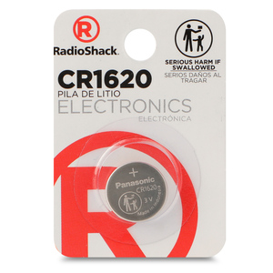 Pila de Litio RadioShack 3v CR1620 1 pieza