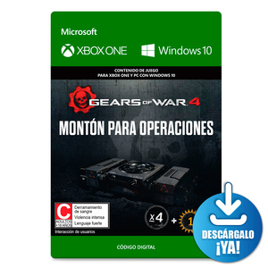 Gears of War 4 Montón para Operaciones Xbox One Descargable