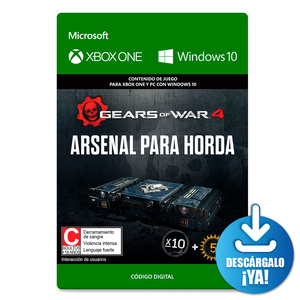 Gears of War 4 Arsenal para Horda Xbox One Descargable