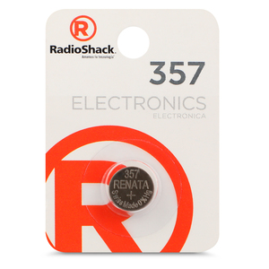 Batería de Óxido de Plata para Reloj RadioShack 357 1 pieza