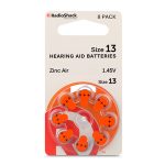 Batería Auditiva RadioShack 13 / Naranja / 8 piezas