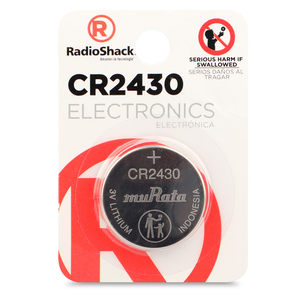 Pila de Litio RadioShack 3v CR2430 1 pieza