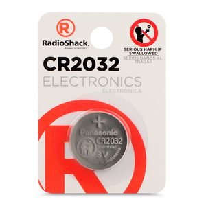 Pila de Litio RadioShack 3v CR2032 1 pieza